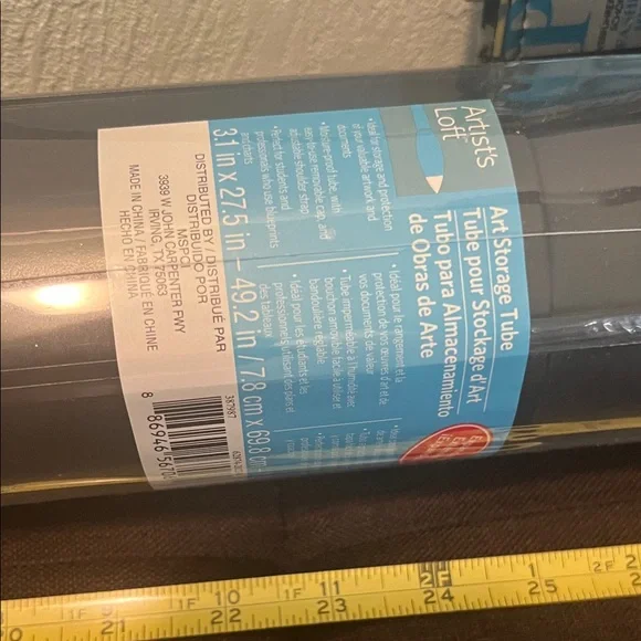 #1292=Black Art Storage Tube - Picture 7 of 7